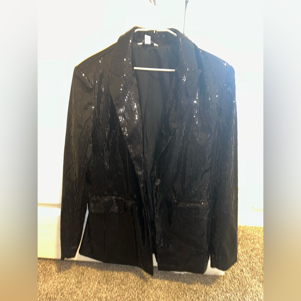 NINE WEST SEQUIN BLAZER